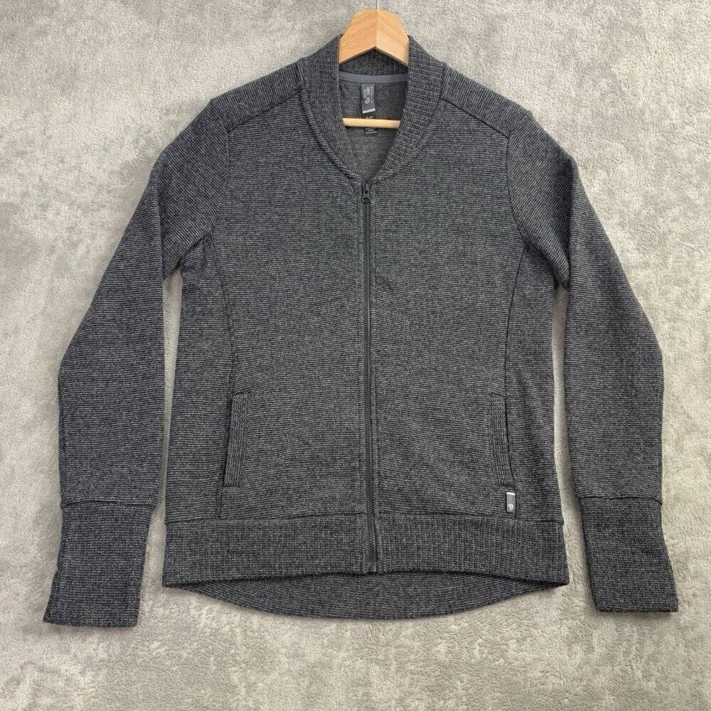 Mountain Hardwear Jacket Women Small Sarafin Bomber Full Zip Wool Blend Outdoor